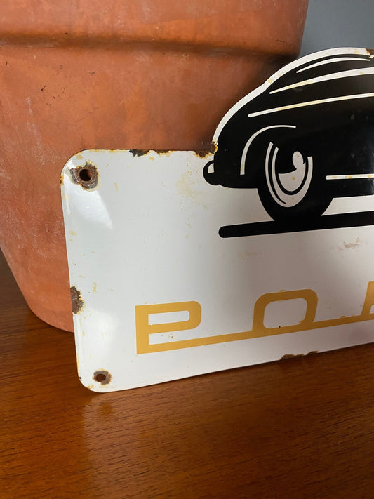 Porsche Speedster Vintage Metal Sign - The Vintage Allure