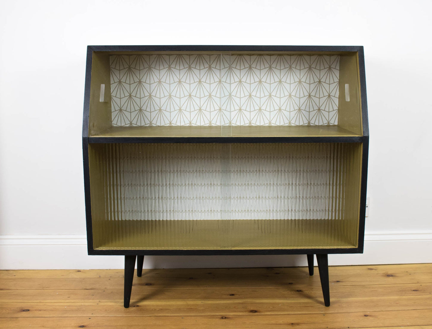 Vintage 1950s Cocktail Cabinet Upcycled - The Vintage Allure