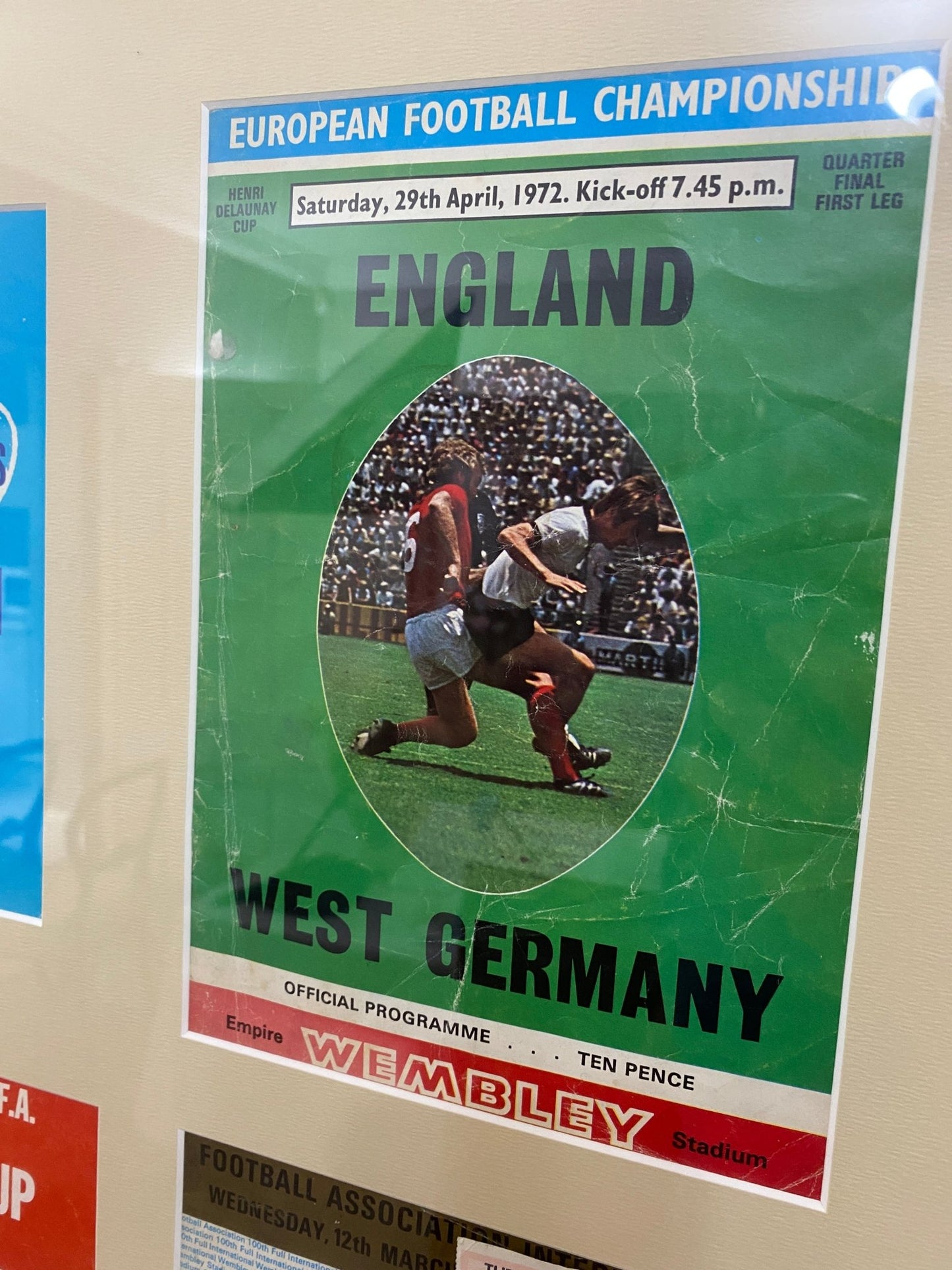 Wembley’s Greatest Moments Framed Programmes - The Vintage Allure