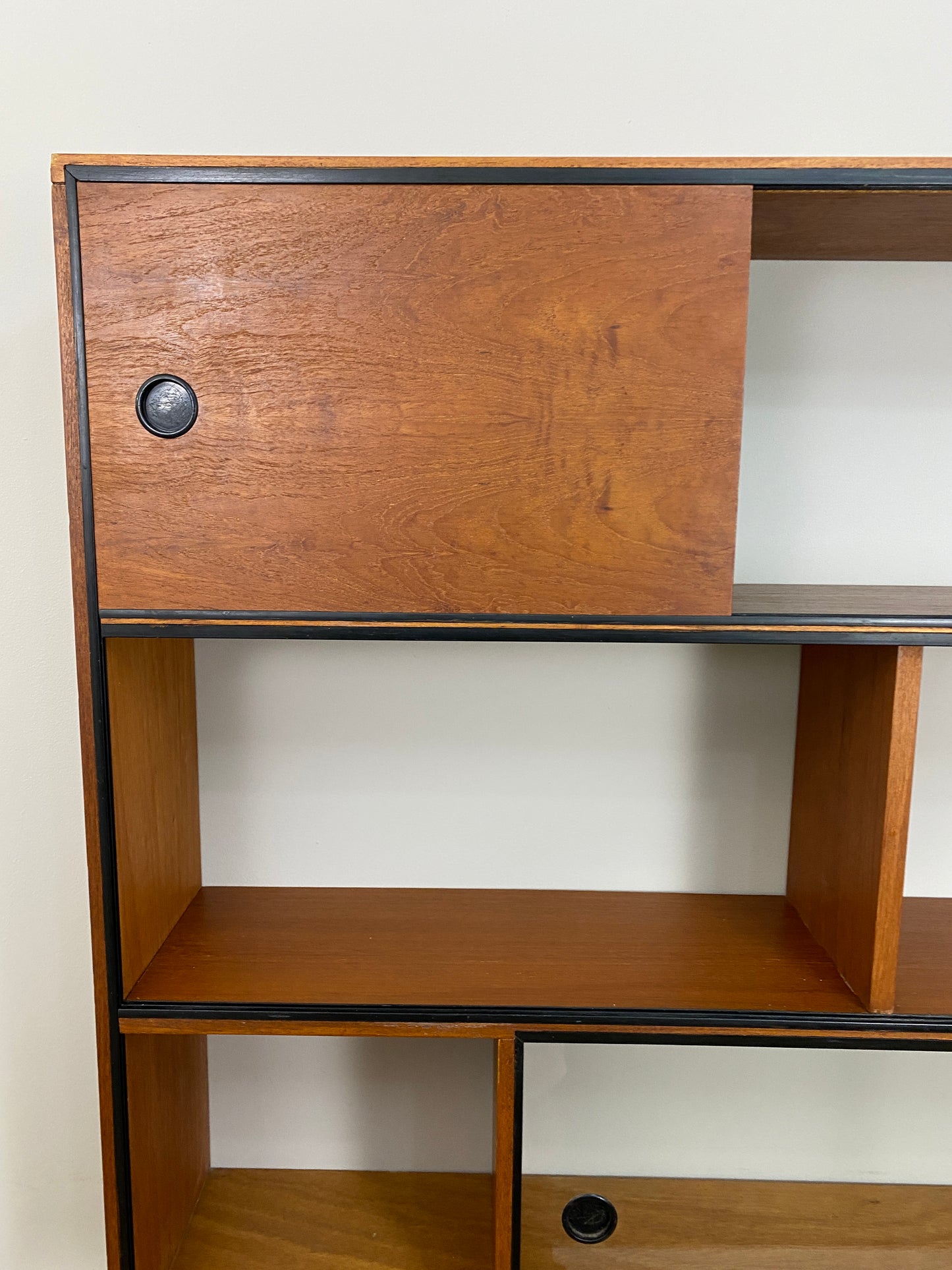 Mid-Century Modern Scandinavian Design Wall Shelving Unit