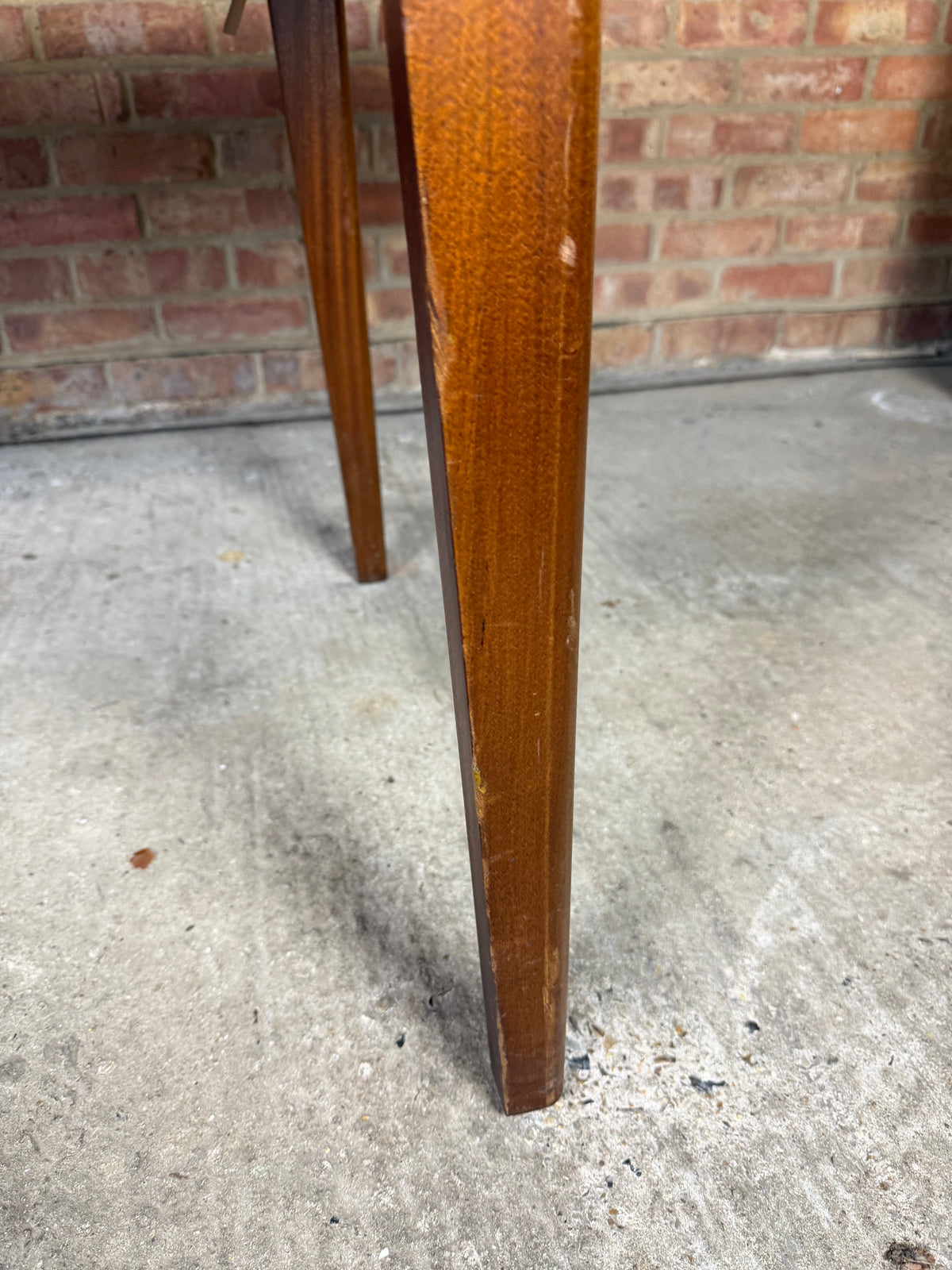 Vintage Danish Style Rounded Rectangle Dining Table
