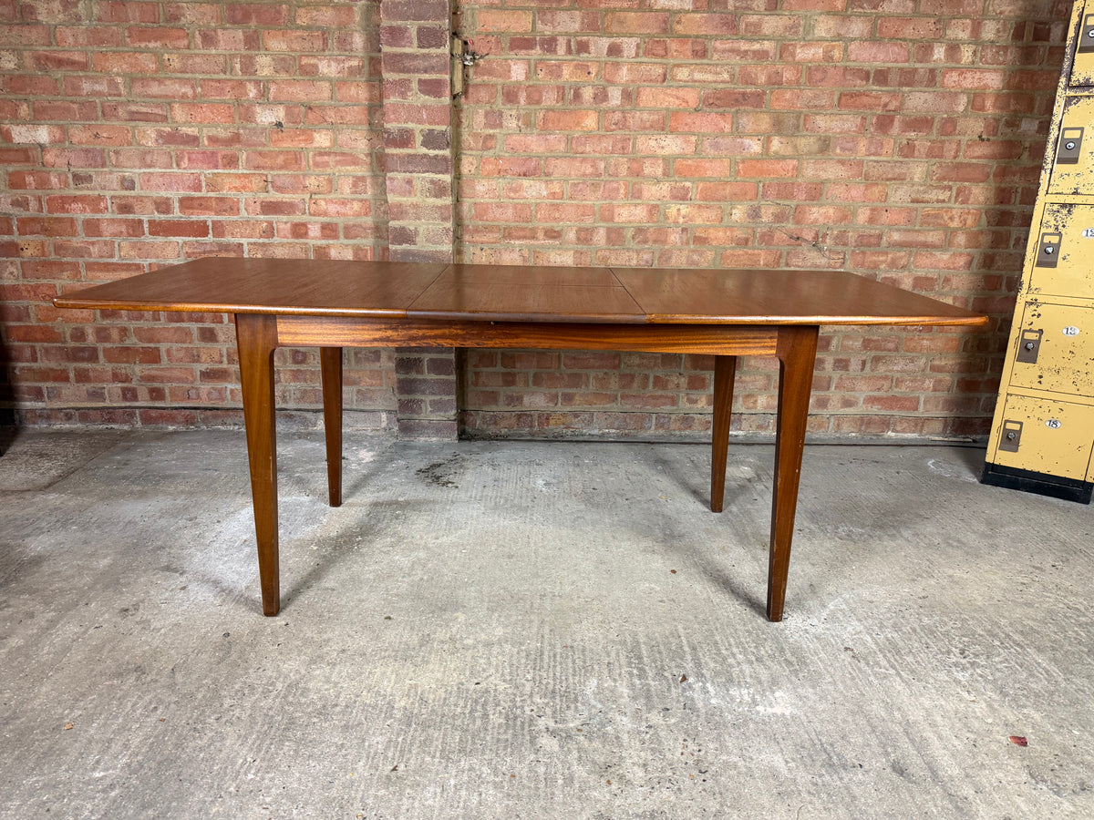 Vintage Danish Style Rounded Rectangle Dining Table