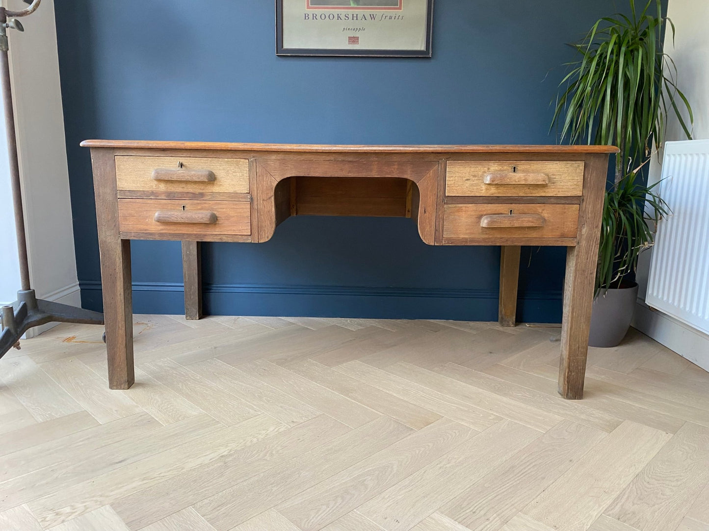Crusader Teacher Desk - The Vintage Allure