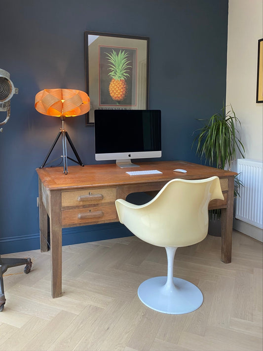 Crusader Teacher Desk - The Vintage Allure