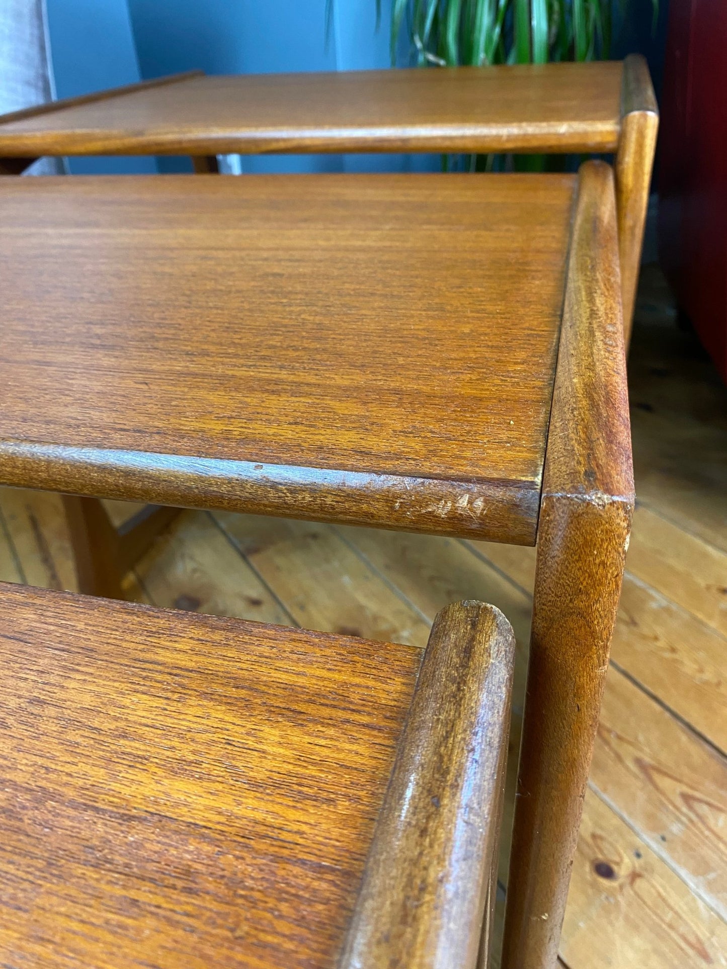 G - Plan Quadrille Teak Nest Of Tables - The Vintage Allure