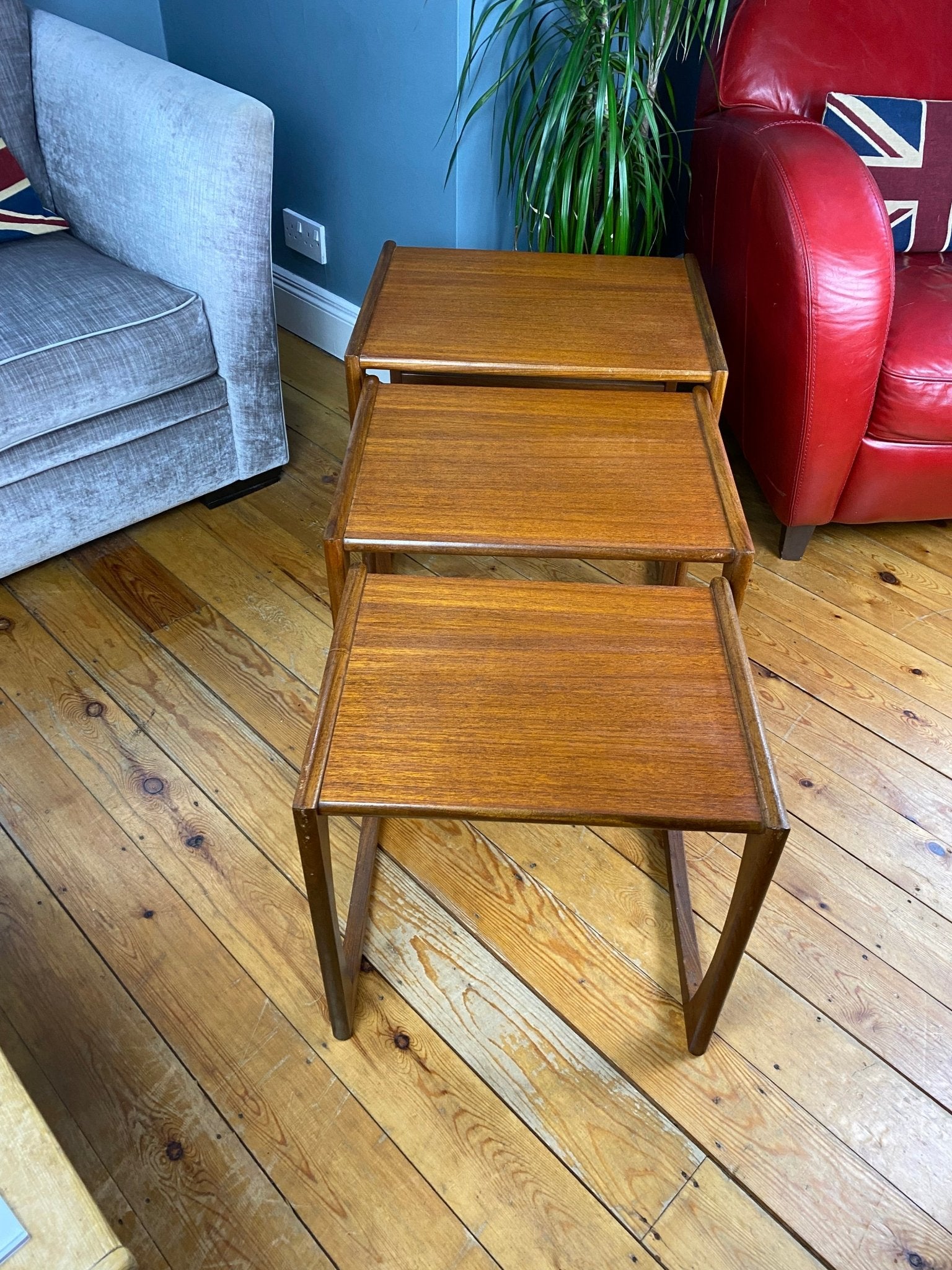 G - Plan Quadrille Teak Nest Of Tables - The Vintage Allure