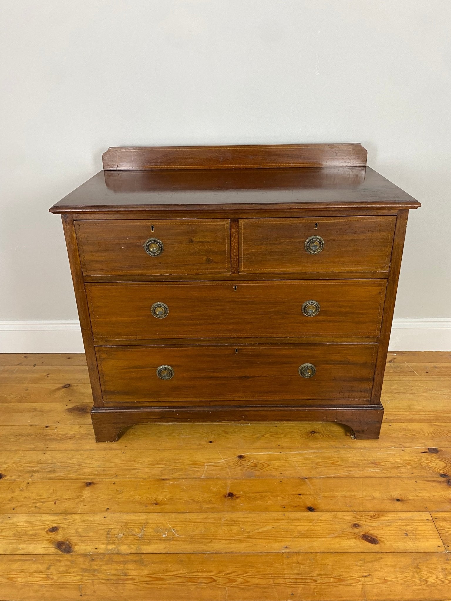 Georgian Style Mahogany Chest of drawers - The Vintage Allure