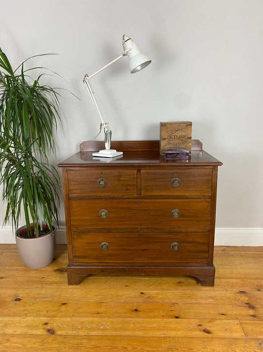 Georgian Style Mahogany Chest of drawers - The Vintage Allure