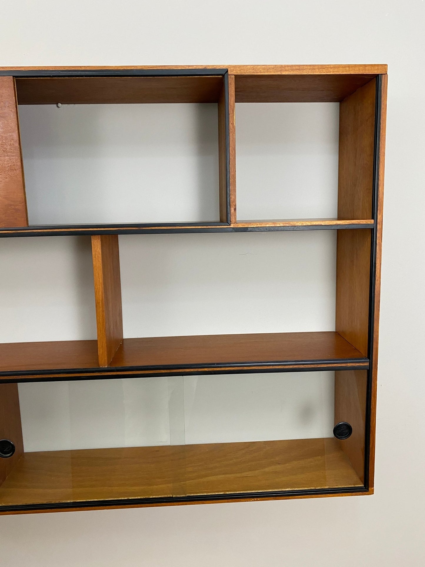 Mid - Century Modern Scandinavian Design Wall Shelving Unit - The Vintage Allure