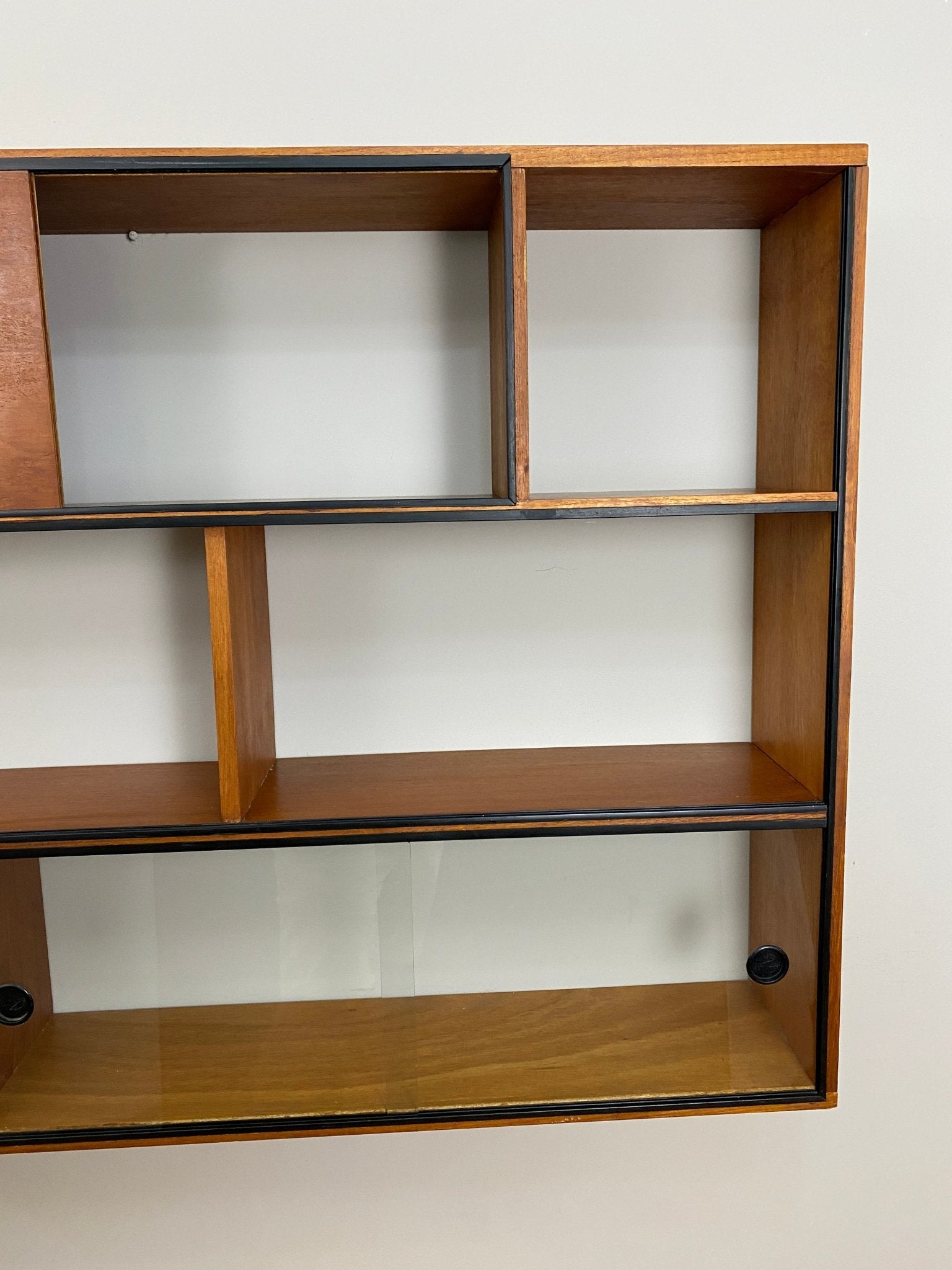 Mid - Century Modern Scandinavian Design Wall Shelving Unit - The Vintage Allure