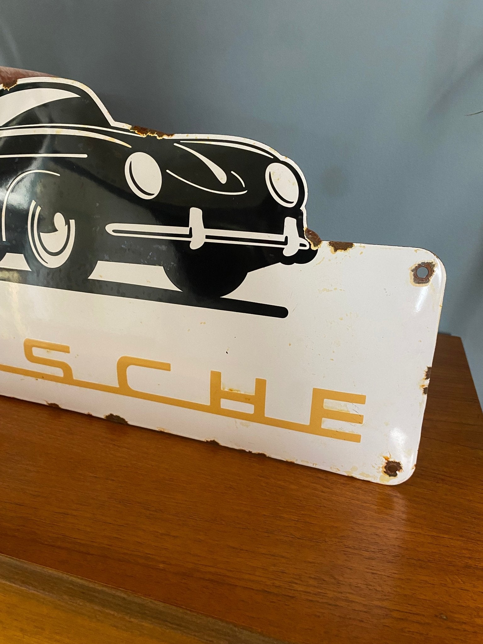 Porsche Speedster Vintage Metal Sign - The Vintage Allure