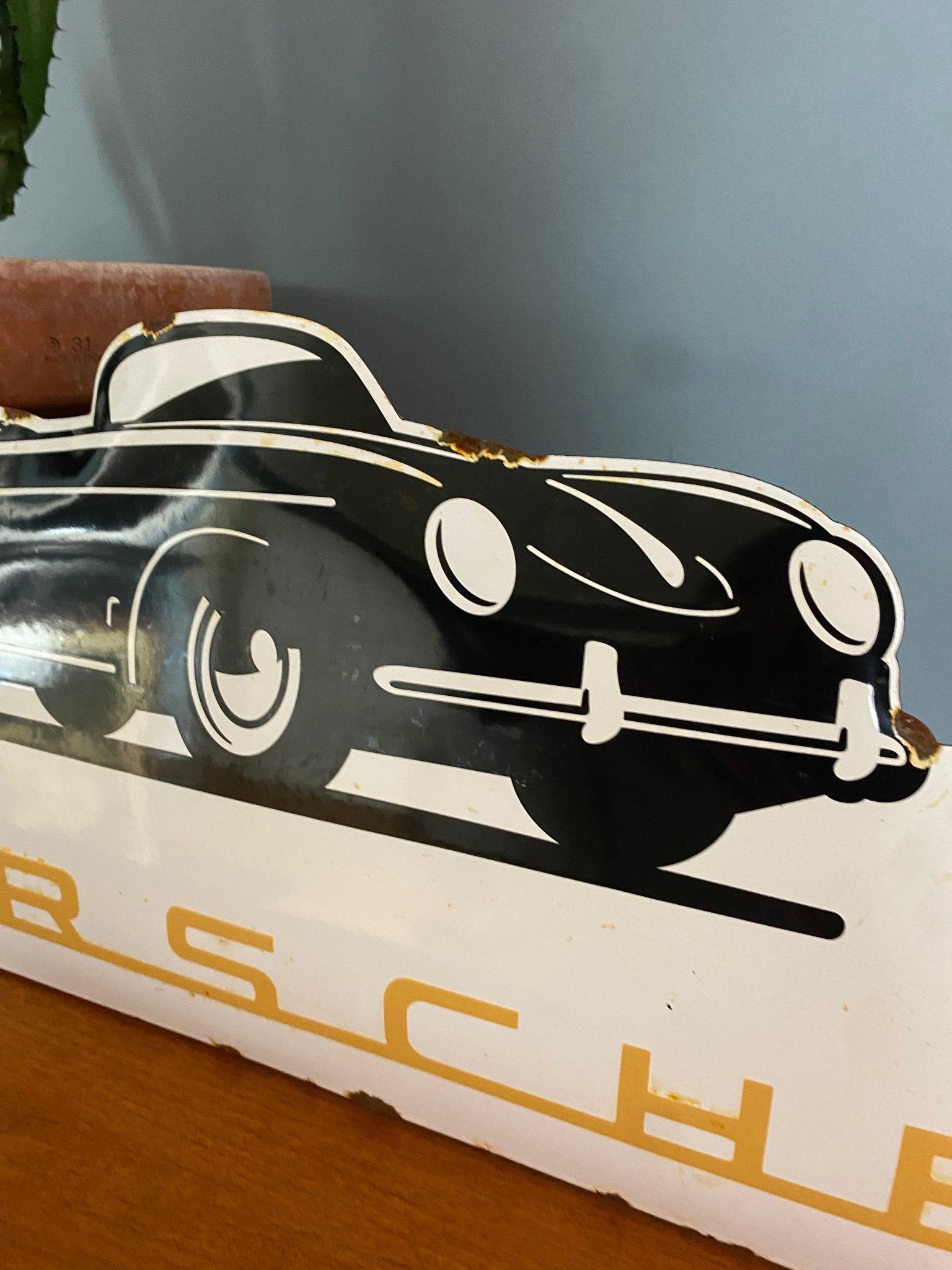 Porsche Speedster Vintage Metal Sign - The Vintage Allure