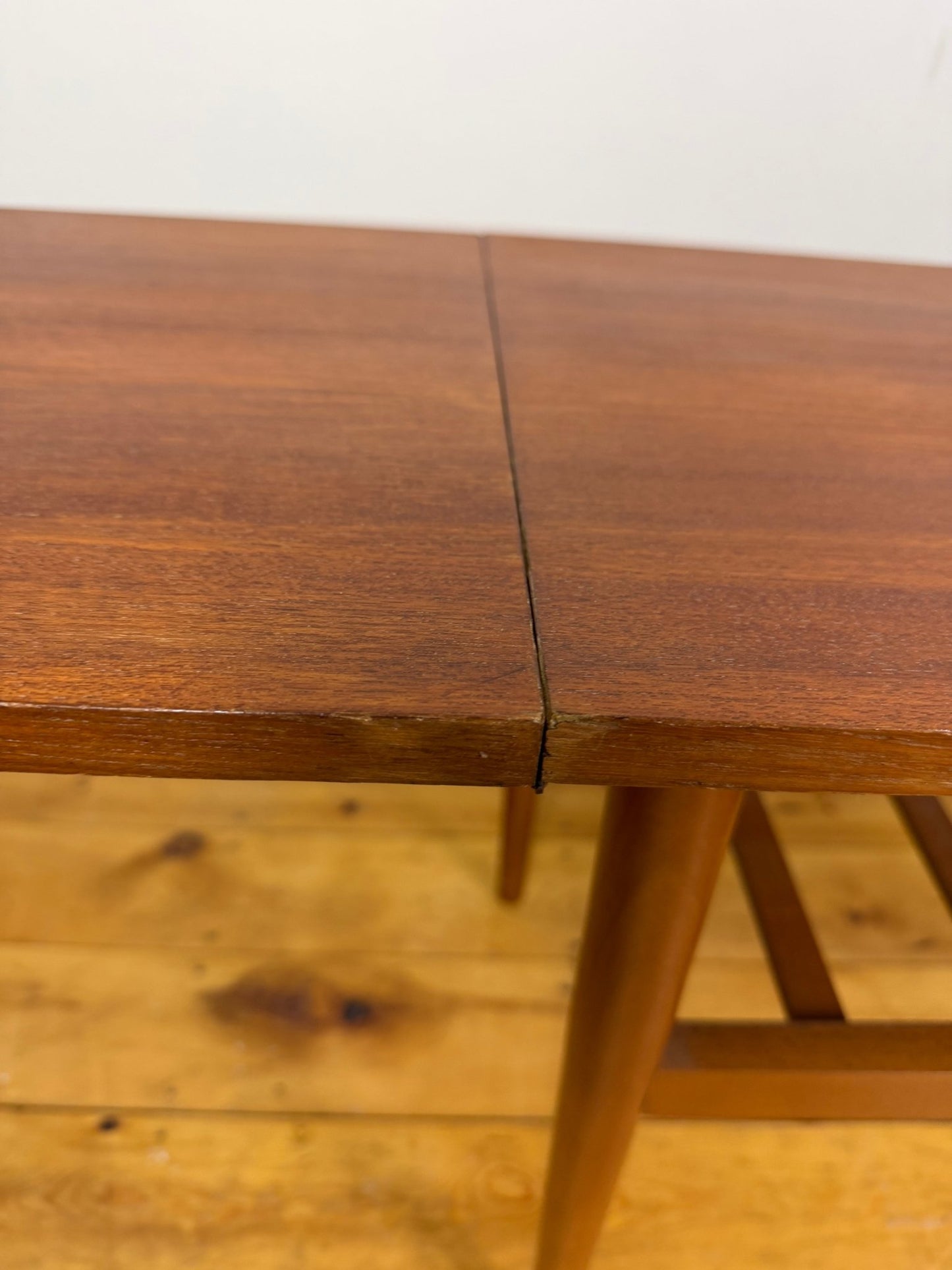 Vintage Danish Modern Drop Leaf Coffee Table | Mid Century Side Table - The Vintage Allure