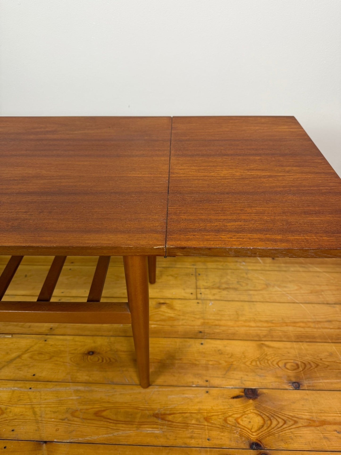 Vintage Danish Modern Drop Leaf Coffee Table | Mid Century Side Table - The Vintage Allure