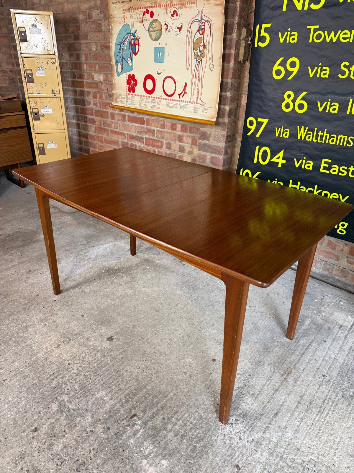 Vintage Danish Style Rounded Rectangle Dining Table - The Vintage Allure