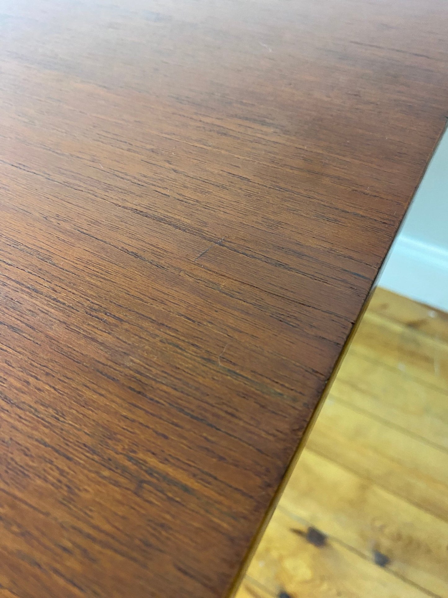 Vintage Danish Style Rounded Rectangle Dining Table - The Vintage Allure