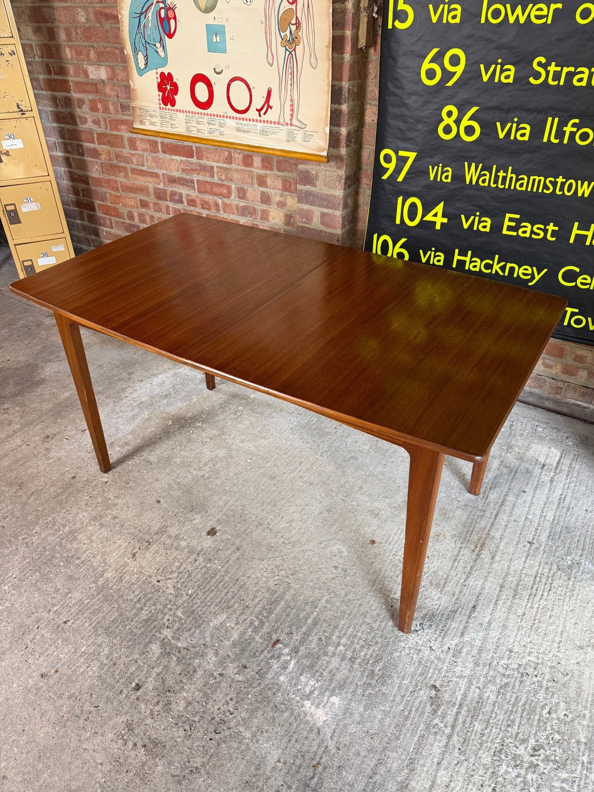Vintage Danish Style Rounded Rectangle Dining Table - The Vintage Allure