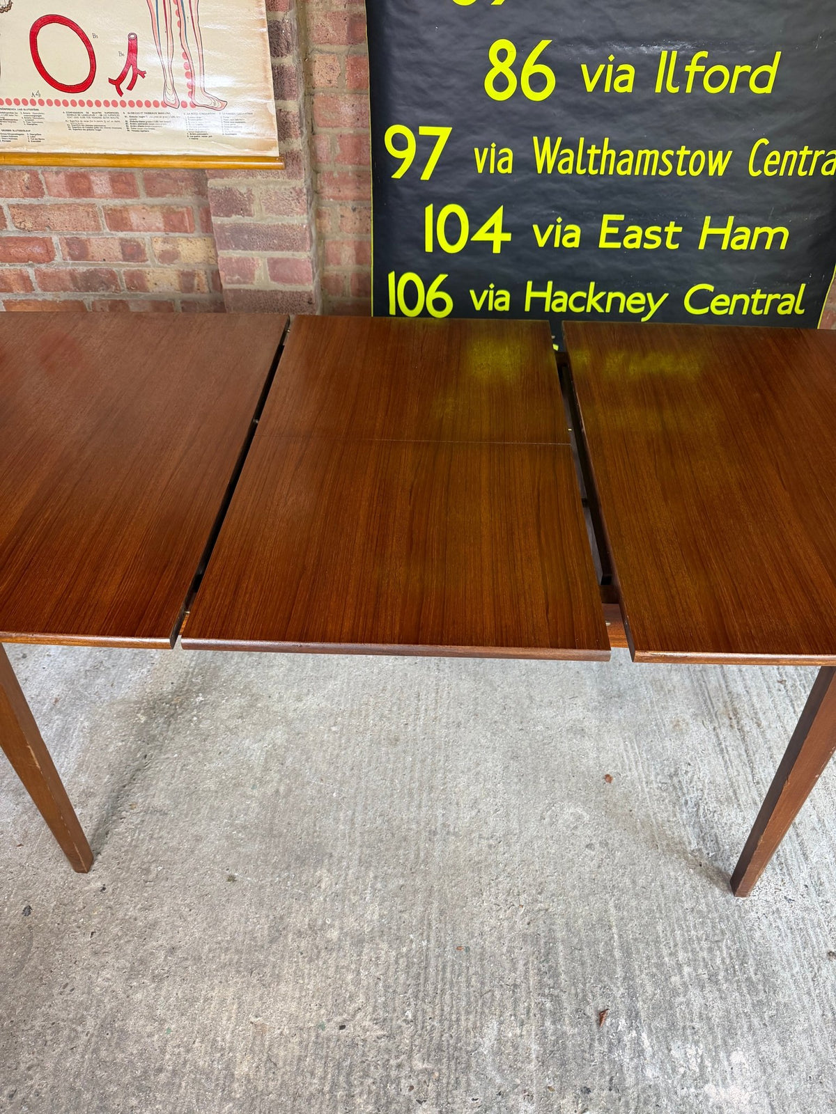 Vintage Danish Style Rounded Rectangle Dining Table - The Vintage Allure