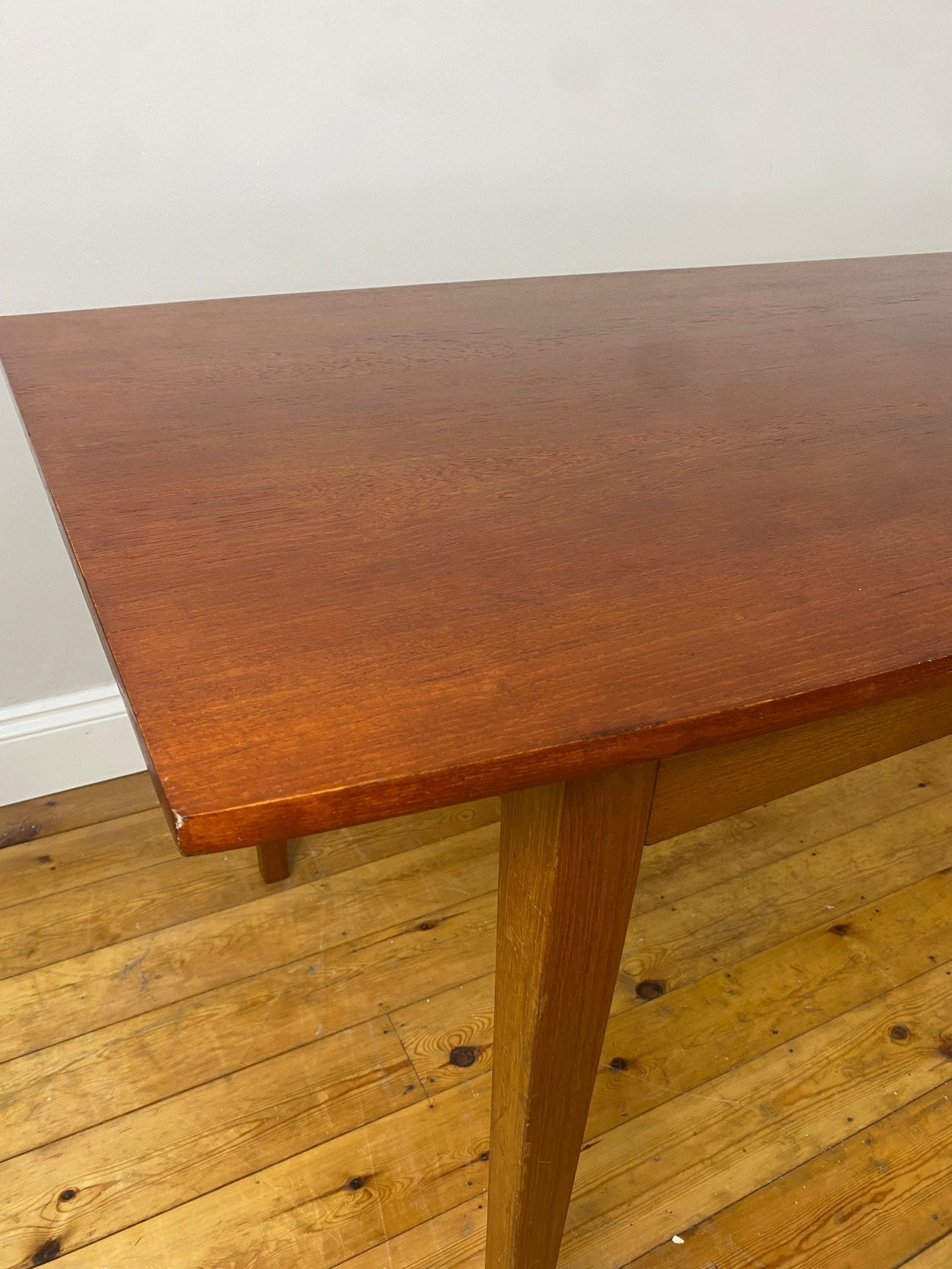 Vintage Danish Style Rounded Rectangle Dining Table - The Vintage Allure