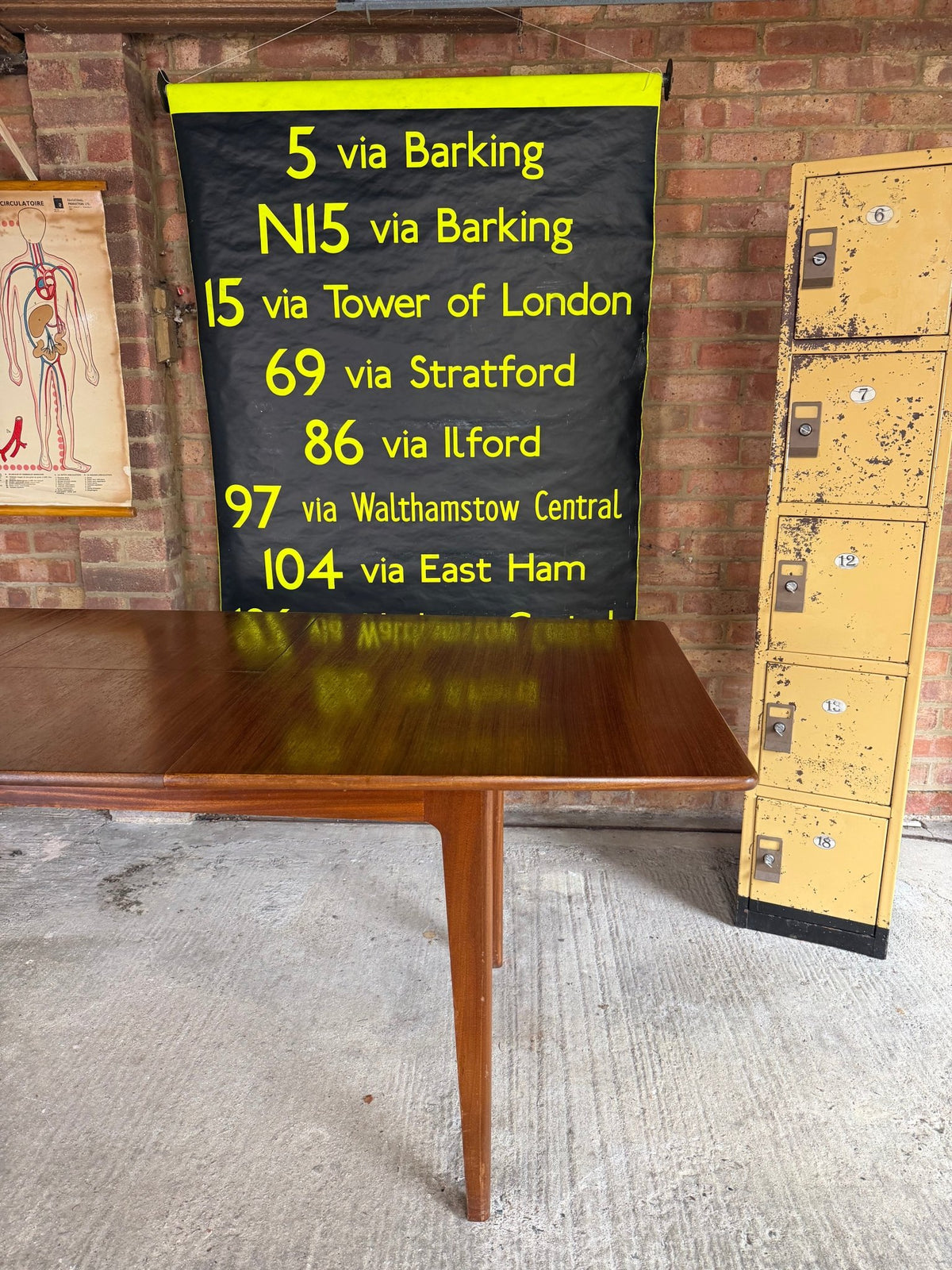 Vintage Danish Style Rounded Rectangle Dining Table - The Vintage Allure