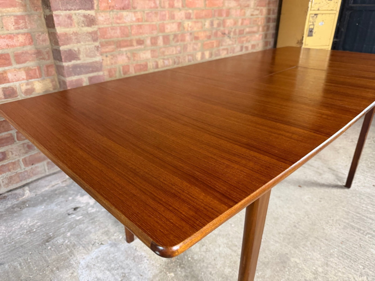 Vintage Danish Style Rounded Rectangle Dining Table - The Vintage Allure