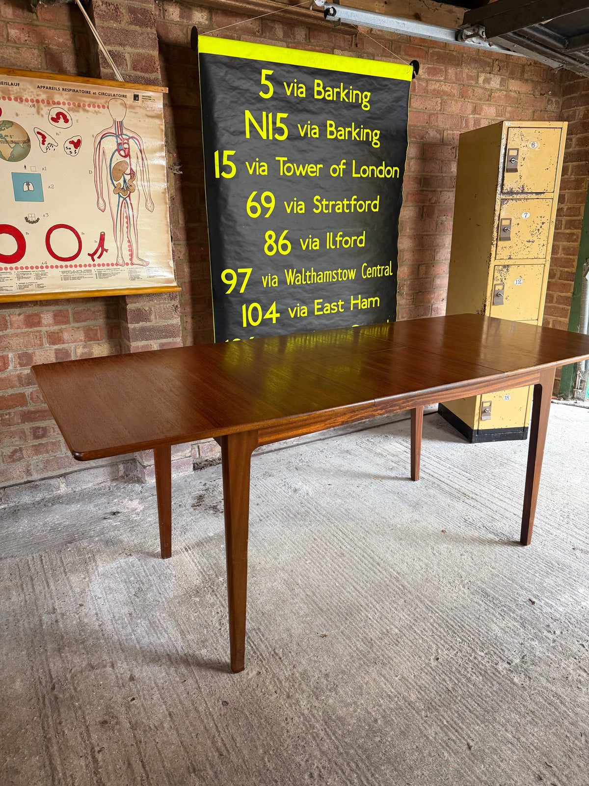 Vintage Danish Style Rounded Rectangle Dining Table - The Vintage Allure