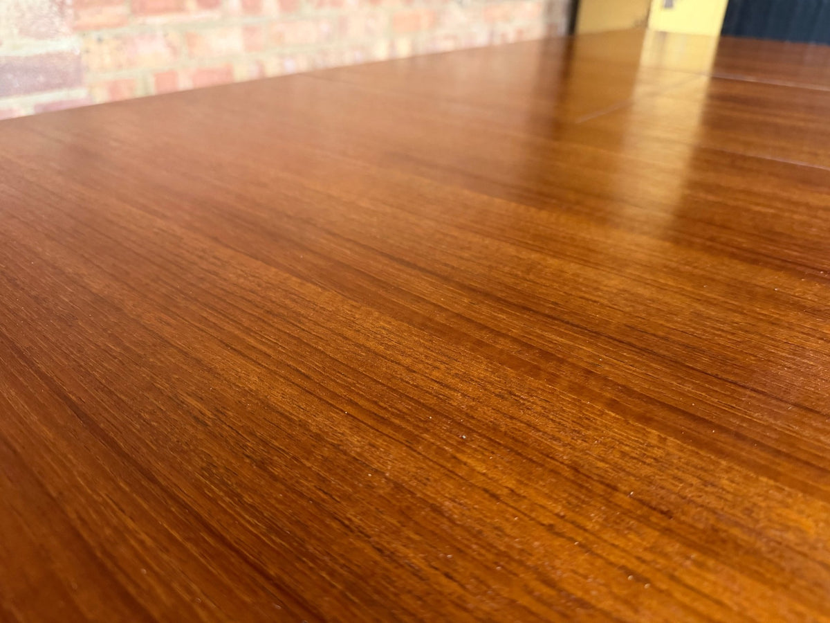 Vintage Danish Style Rounded Rectangle Dining Table - The Vintage Allure