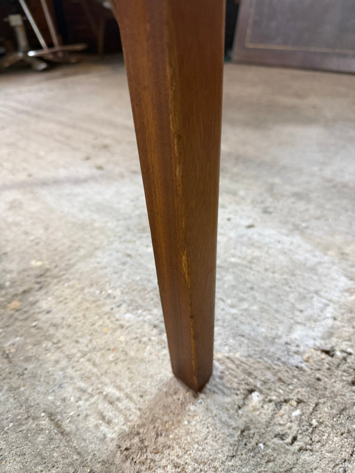 Vintage Danish Style Rounded Rectangle Dining Table - The Vintage Allure