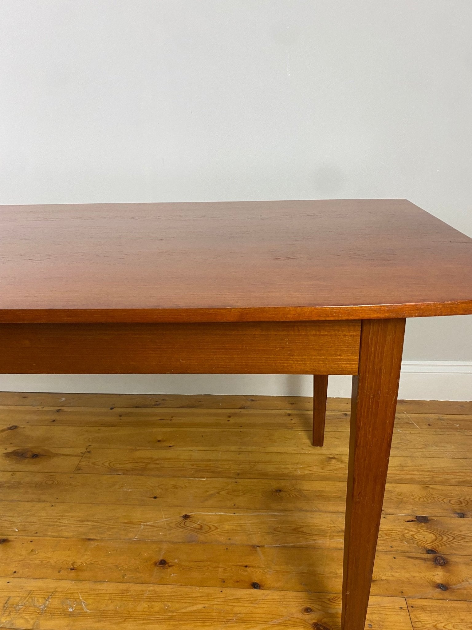 Vintage Danish Style Rounded Rectangle Dining Table - The Vintage Allure