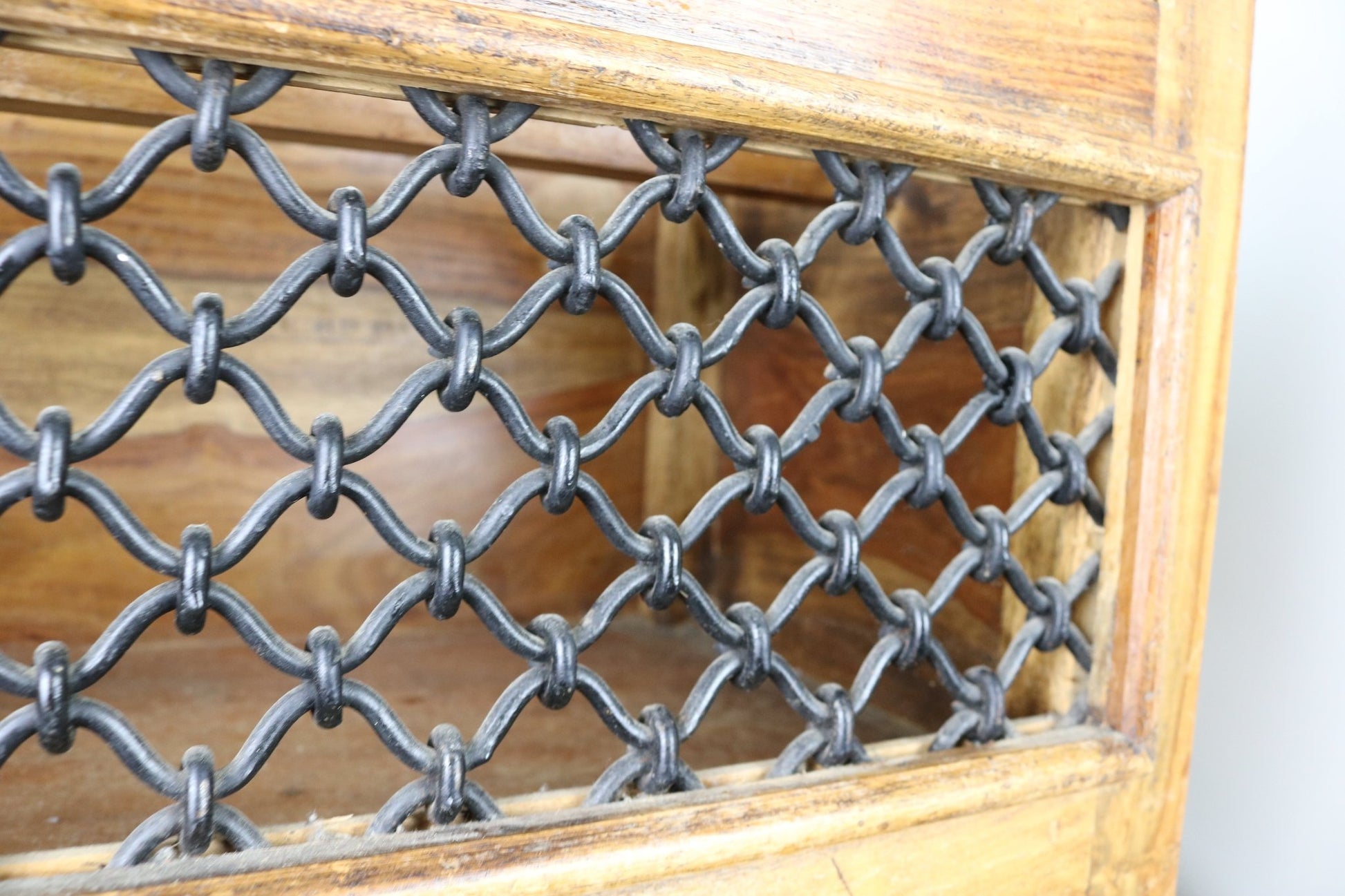 Vintage Indian Hardwood Magazine Rack - The Vintage Allure