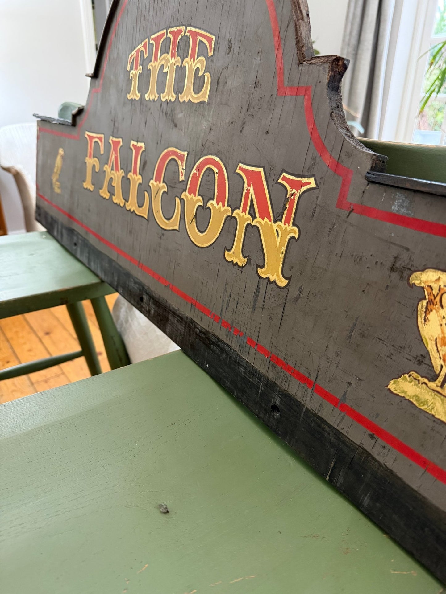 Vintage Pub Sign | The Falcon | Man Cave | Wall Art | Bar Sign| - The Vintage Allure