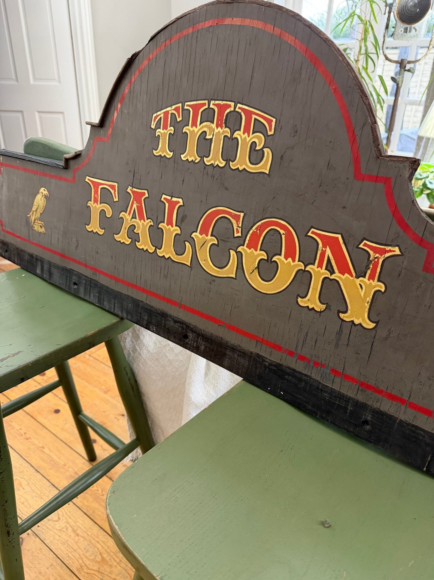 Vintage Pub Sign | The Falcon | Man Cave | Wall Art | Bar Sign| - The Vintage Allure