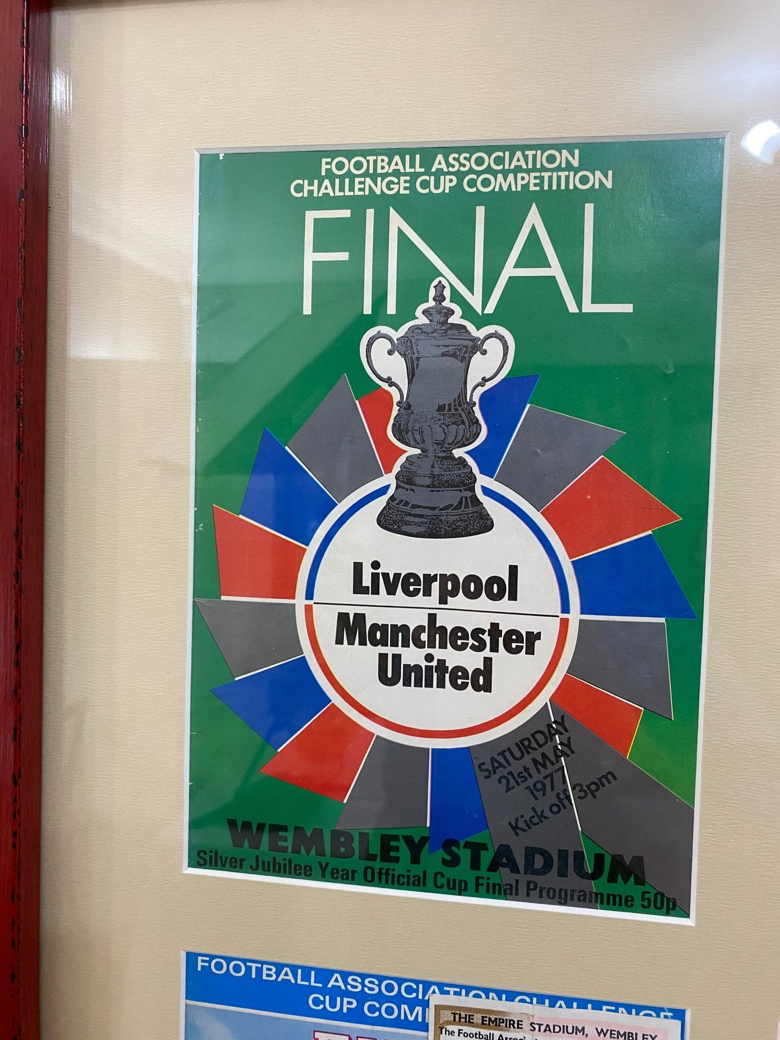 Wembley’s Greatest Moments Framed Programmes - The Vintage Allure