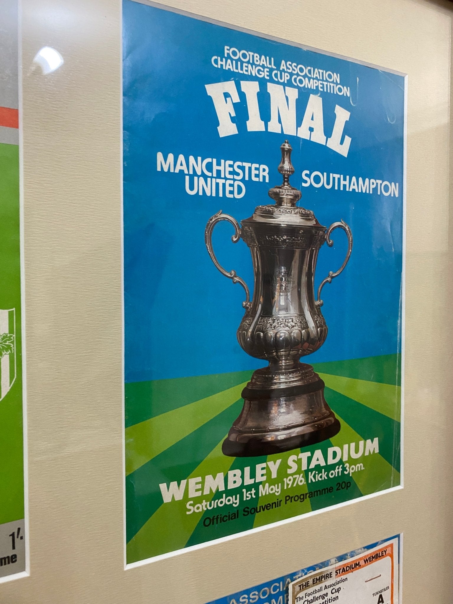 Wembley’s Greatest Moments Framed Programmes - The Vintage Allure