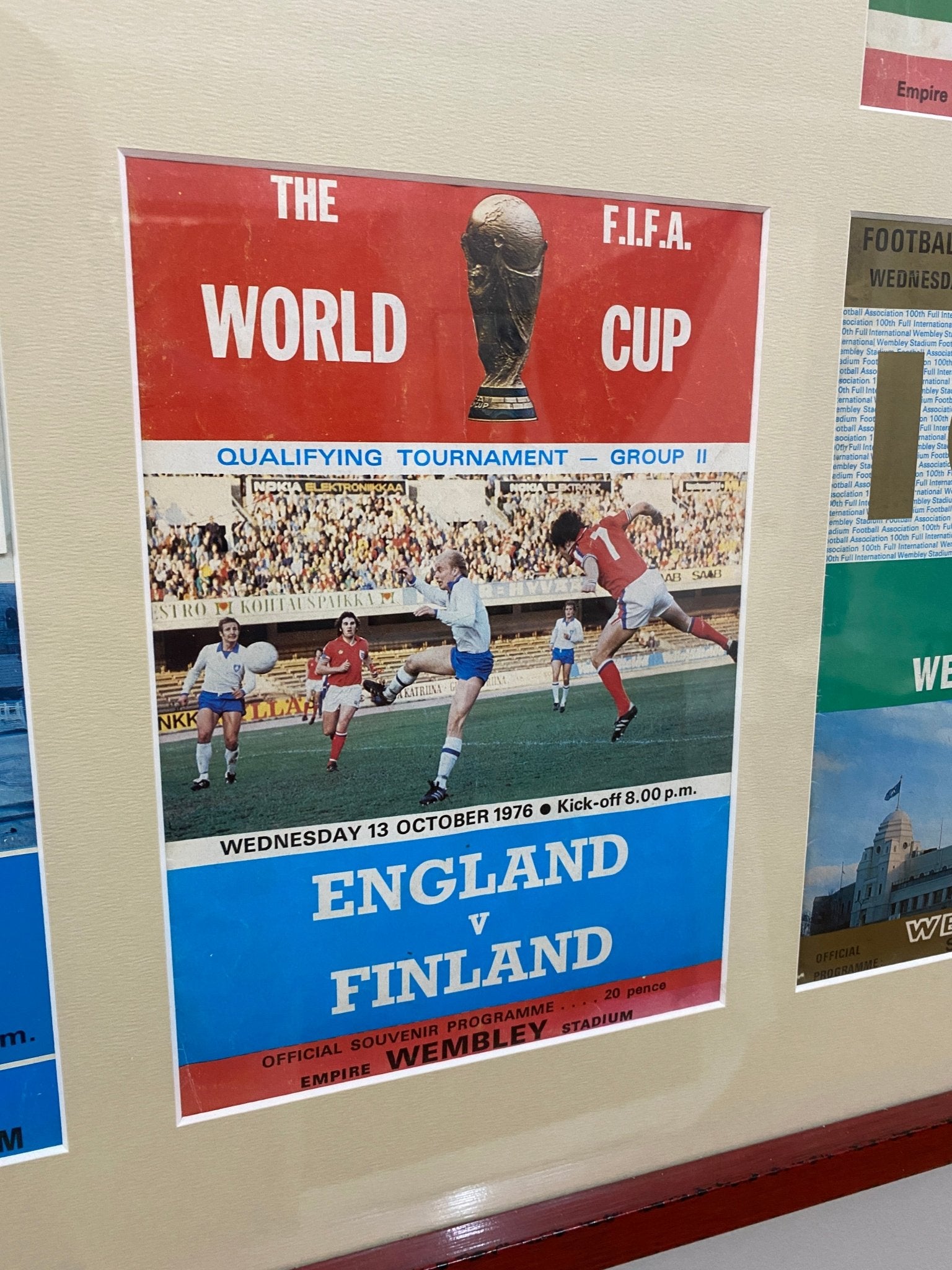 Wembley’s Greatest Moments Framed Programmes - The Vintage Allure