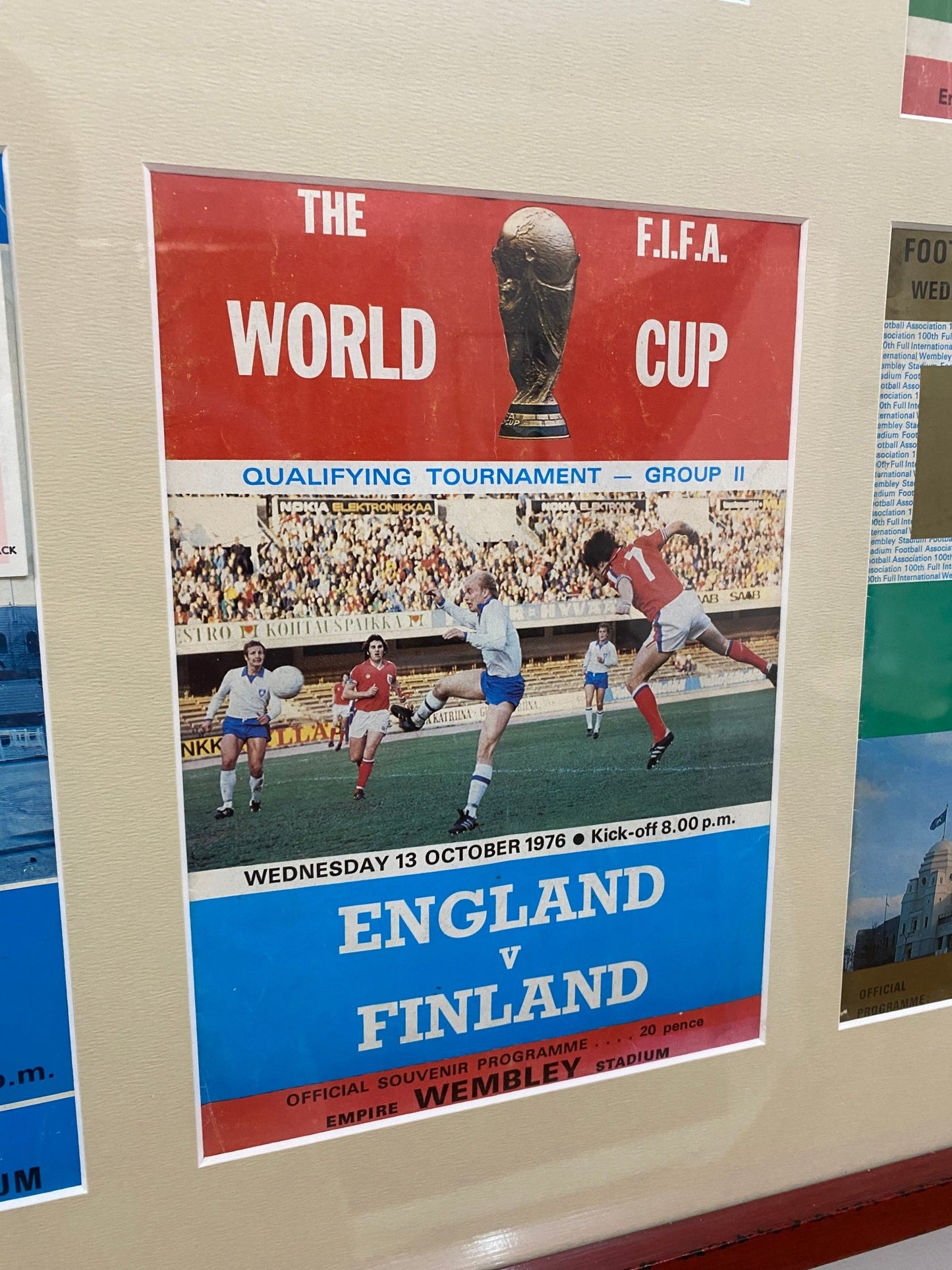 Wembley’s Greatest Moments Framed Programmes - The Vintage Allure