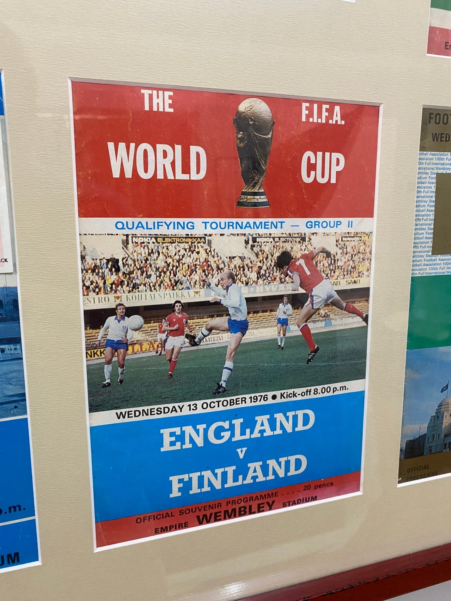 Wembley’s Greatest Moments Framed Programmes - The Vintage Allure