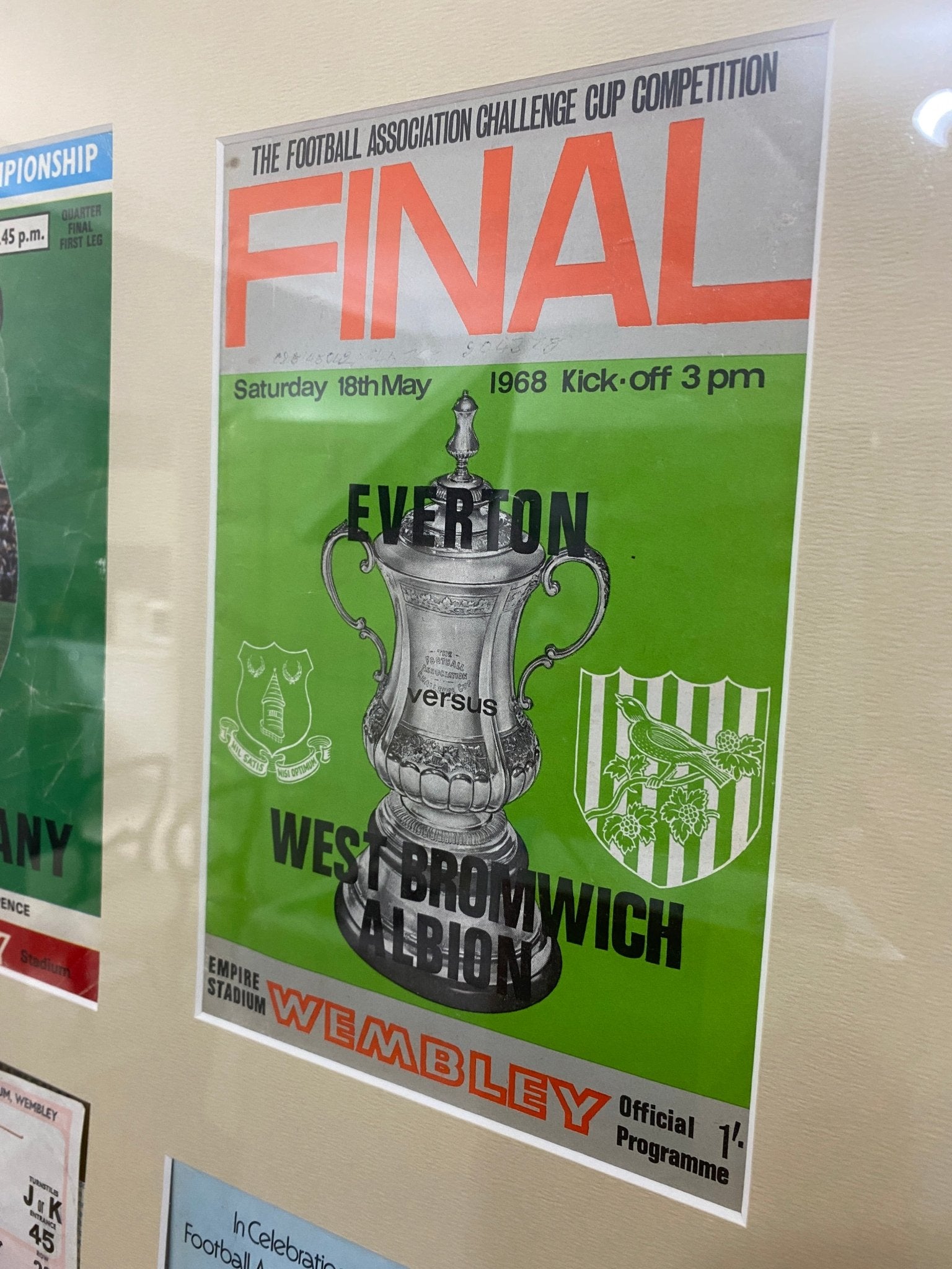Wembley’s Greatest Moments Framed Programmes - The Vintage Allure