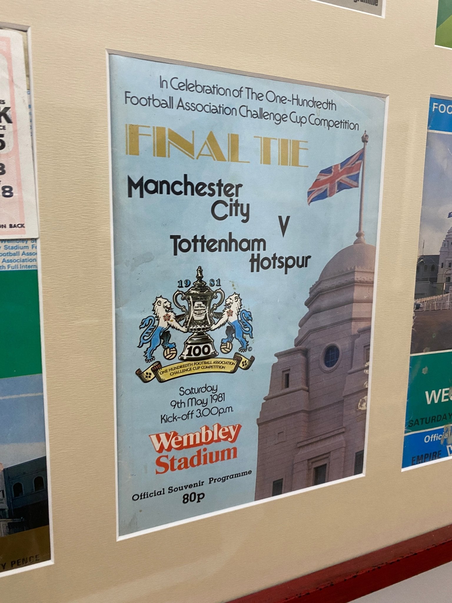 Wembley’s Greatest Moments Framed Programmes - The Vintage Allure