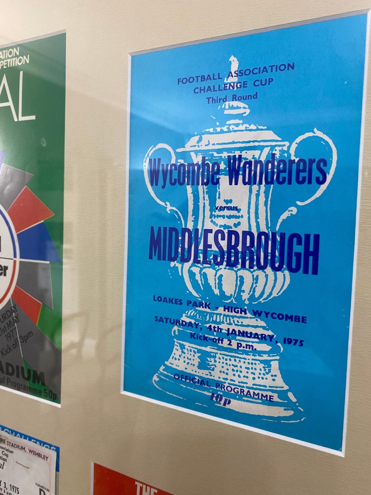 Wembley’s Greatest Moments Framed Programmes - The Vintage Allure